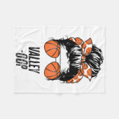 Phoenix Sketll Valley -oop Messy Bun Sun Sketll Fa フリースブランケット (正面(横))