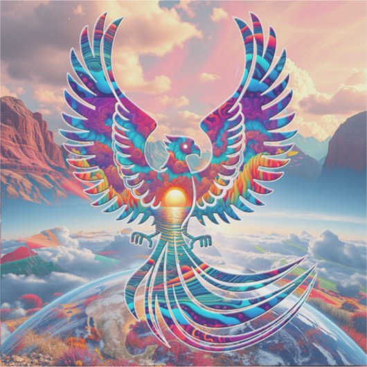 Phoenix Sunrise シール (正面)