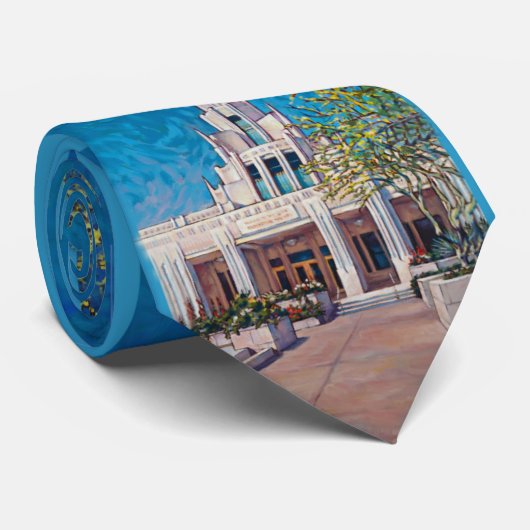 Phoenix Temple Tie (original art by Megan Rieker) ネクタイ (ロール)