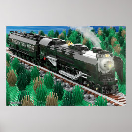Phoenix Train Works Northern 4-8-4 Poster ポスター