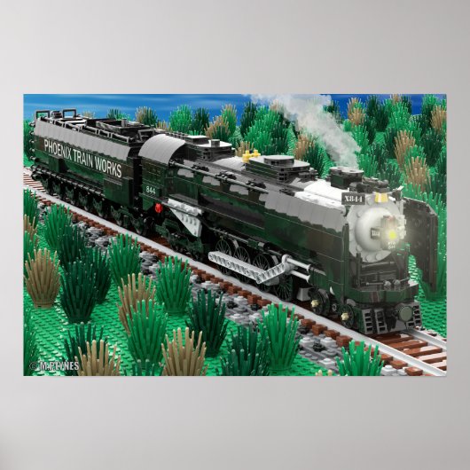 Phoenix Train Works Northern 4-8-4 Poster ポスター (正面)
