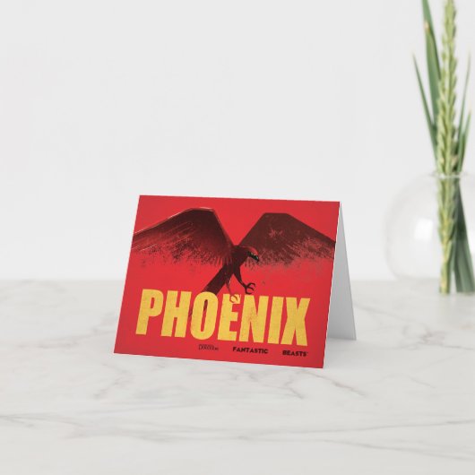Phoenix Vingateグラフィック ノートカード (正面)