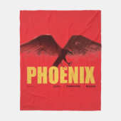 Phoenix Vingate Graphic フリースブランケット (正面)