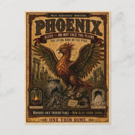 Phoenix, Vintage Circus Monster ポストカード