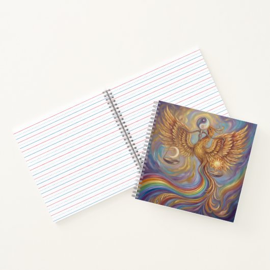 Phoenix Yin Yang Balance Notebook ノートブック (内部)