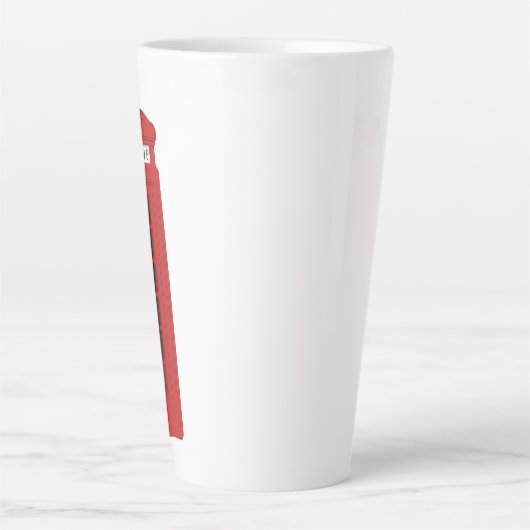 Phone Box カフェラテマグ (正面)