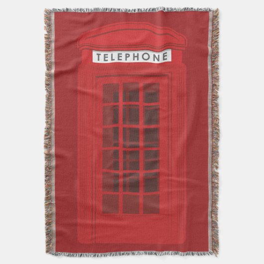 Phone Box スローブランケット (正面縦)