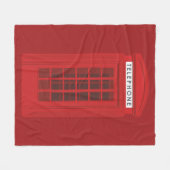 Phone Box フリースブランケット (正面(横))