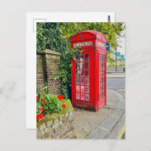 Phone Box, London UKポストカード ポストカード (正面/裏面)