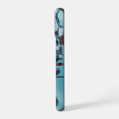 Phone Caseサムライアート織田信長鎧忍者 iPhone 15ケース (左側面)