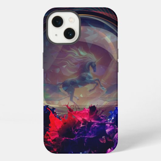 Phone Case -ユニコーン スプラッシュ iPhoneケース (裏面)