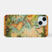 Phone Case - ヴィンテージ アトラス コレクション iPhone 15ケース (裏面横)