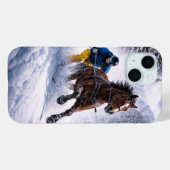Phone Case 15| エレクトロニクス | 冬の馬 Case-Mate iPhoneケース (裏面 (横))