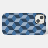 Phone Case - 3Dブロック錯視デザイン iPhoneケース (裏面横)
