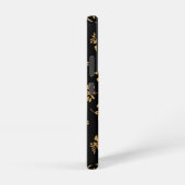 Phone case black yellow pattern style  samsung galaxyケース (右側面)