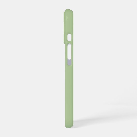 Phone Case - Books & Florals (Sage) iPhone 16ケース (左側面)