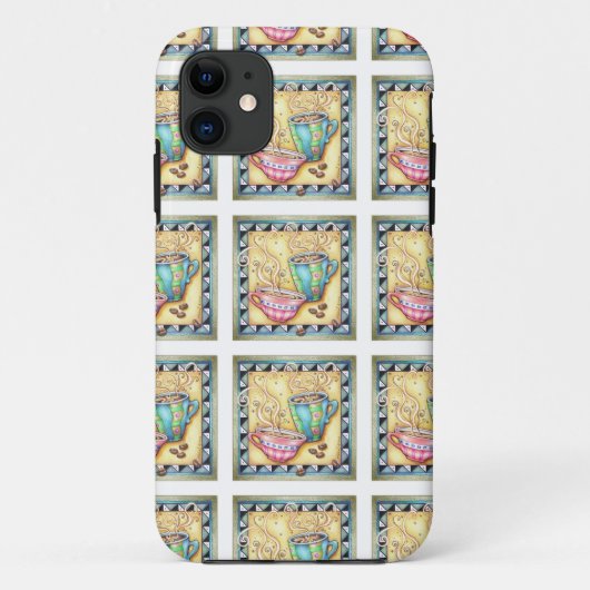 PHONE CASE - COOL BEANS! コーヒーアート Case-Mate iPhoneケース (裏面)
