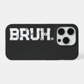 Phone Case for all your Bruhs iPhoneケース (裏面横)