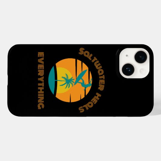 phone case for surf lover Case-Mate iPhoneケース (裏面 (横))