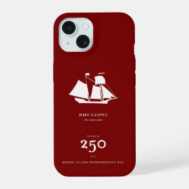 Phone Case — HMS Gaspee iPhone 15ケース