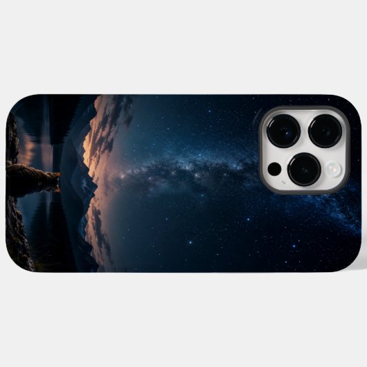 Phone Case - Lonely Cat Case-Mate iPhoneケース (裏面 (横))