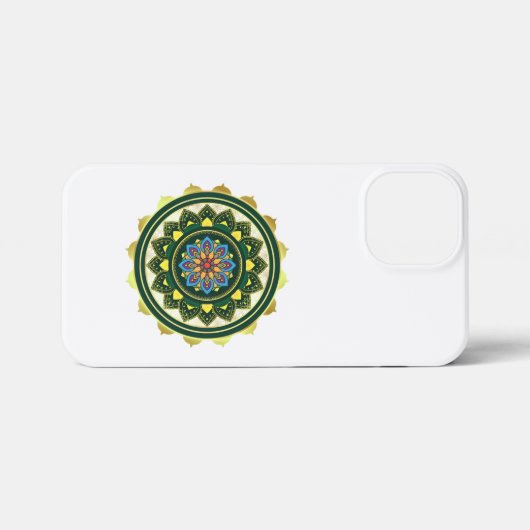 Phone Case mandala design iPhoneケース (裏面横)