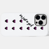 phone case-mate Im just a girl  Case-Mate iPhoneケース (裏面 (横))