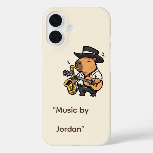 Phone Case – Musical Capybara Style Case-Mate iPhoneケース (裏面)