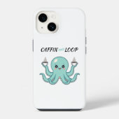 Phone Case – Octopus Coffee Design iPhoneケース (裏面)