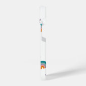 Phone Case – Rainbow and Flowers Cute Design iPhoneケース (左側面)