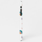 Phone Case – Rainbow and Flowers Cute Design iPhoneケース (左側)