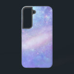 Phone Case Samsung Galaxy S22ケース<br><div class="desc">The phone case depicts the image of a pink galaxy,  surrounded by shades of blues and purples with stars all around it.</div>