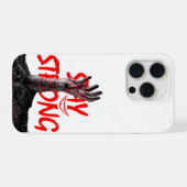 Phone Case : Stay Strong Motivational Quote Design iPhoneケース (裏面横)
