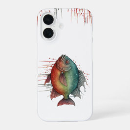 Phone case - Watercolor Series: ピラニア iPhone 16ケース