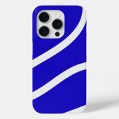 Phone Case – White Lines on Blue Case-Mate iPhoneケース (裏面)