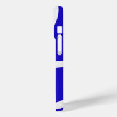 Phone Case – White Lines on Blue Case-Mate iPhoneケース (裏面 / 左)