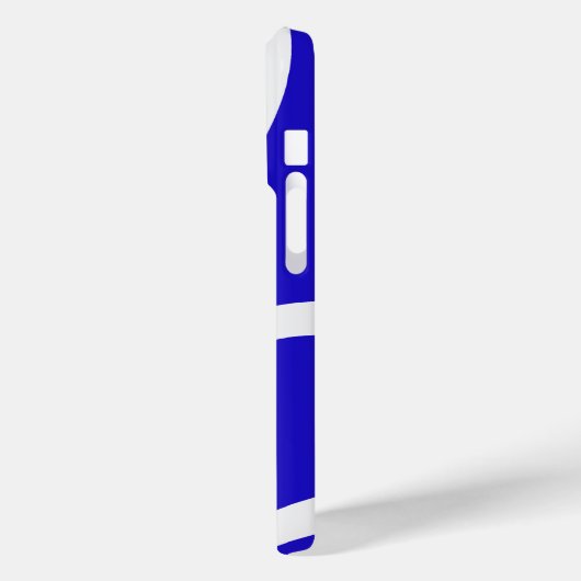 Phone Case – White Lines on Blue Case-Mate iPhoneケース (裏面 / 左)