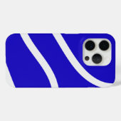Phone Case – White Lines on Blue Case-Mate iPhoneケース (裏面 (横))