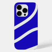 Phone Case – White Lines on Blue Case-Mate iPhoneケース (裏面)