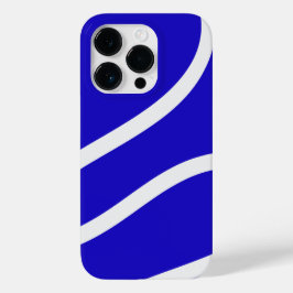 Phone Case – White Lines on Blue Case-Mate iPhone 14 Proケース
