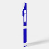 Phone Case – White Lines on Blue Case-Mate iPhoneケース (裏面 / 左)