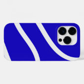 Phone Case – White Lines on Blue Case-Mate iPhoneケース (裏面 (横))