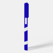 Phone Case – White Lines on Blue Case-Mate iPhoneケース (裏面 / 右)
