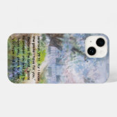 phone case with Bible verse iPhoneケース (裏面横)
