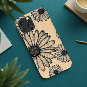 Phone case with daisy design, Floral phone case Case-Mate iPhoneケース