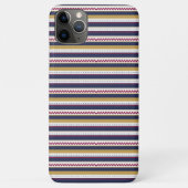 Phone case with zigzag and striped pattern  Case-Mate iPhoneケース (裏面)