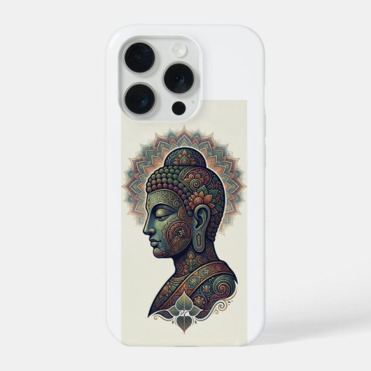 Phone CasePeaceful Buddha Dhamma Art - [Product Na iPhoneケース (裏面)