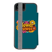 Phone Cases | Tech Accessories | 70s | Retro | Flo Incipio iPhoneウォレットケース (フォリオ裏面)