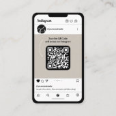 Phone Instagram Business Card 名刺 (正面)