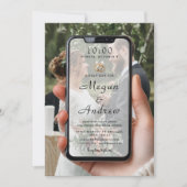 Phone Lock Screen Wedding Invitation (正面)